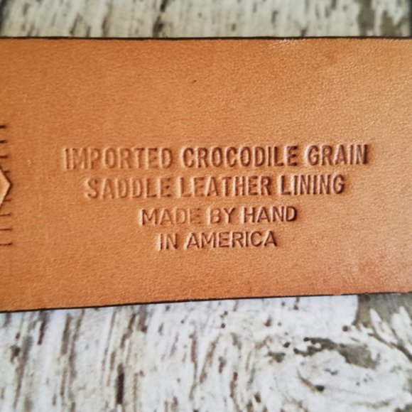 Martin Dingman crocodile grain belt - Picture 5 of 8